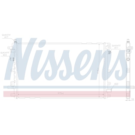 Nissen Radiator, 630772 630772